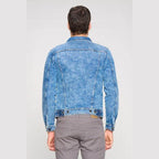 Blue Age stylish plus size denim jackets for men featuring a classic design and comfortable fit
