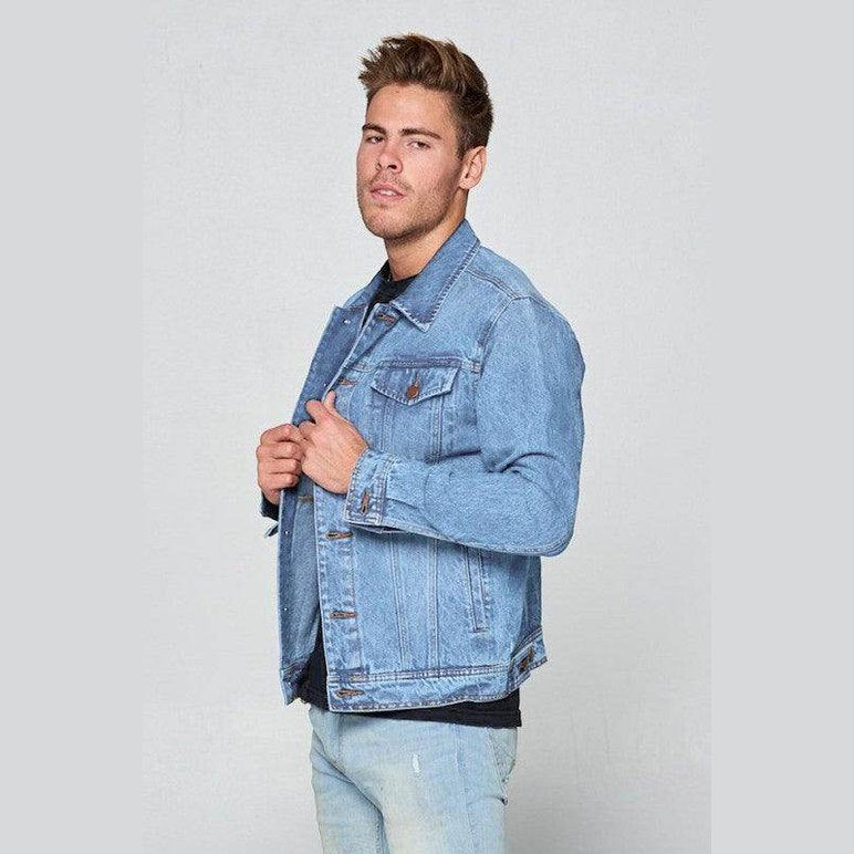 Blue Age stylish plus size denim jackets for men offering comfort and trendy fashion