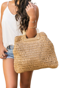 Aili's Corner Straw Tote Handbags for Beach Vacations