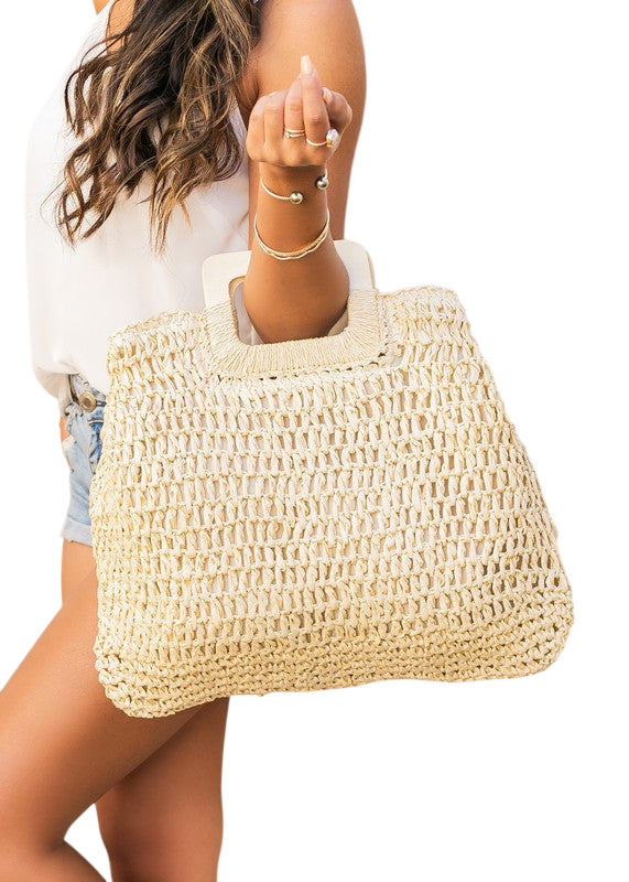 Aili's Corner Straw Tote Handbags for Beach Vacations