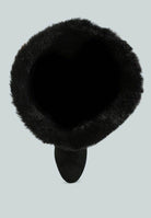 Rag Company stylish vacation boots with a fluffy collar for comfort and warmth during travel