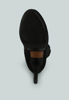 Rag Company stylish vacation boots with a sleek black sole and elegant design for versatile wear