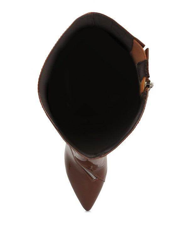 Rag Company stylish vacation boots featuring a sleek design and pointed toe for trendy looks