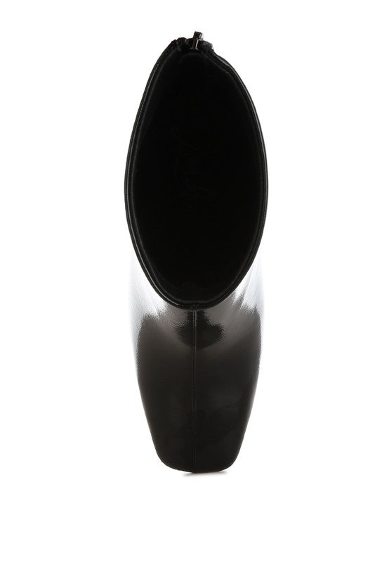 Rag Company stylish vacation boots for women with sleek black design and zip closure