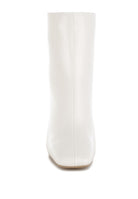 Rag Company White Ankle Boots, perfect stylish vacation boots for women with a sleek design
