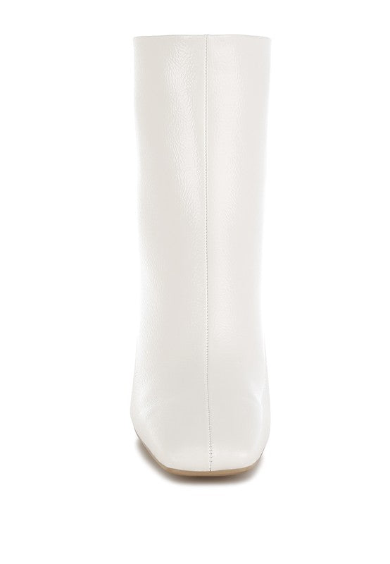 Rag Company White Ankle Boots, perfect stylish vacation boots for women with a sleek design