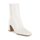 Rag Company stylish vacation boots for women in white with a chic block heel and sleek design