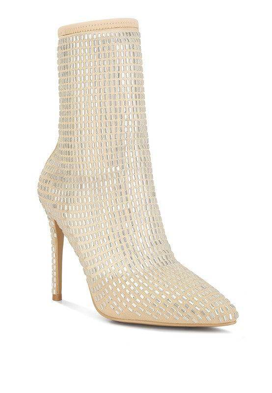 Rag Company Stylish Vacation Footwear in Beige with a Modern Cutout Design and High Heels