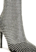 Rag Company women's stylish vacation footwear featuring a unique metallic design and high heel