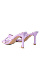 Rag Company women's stylish vacation heels in lavender with a sleek design and high stiletto heel