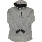 WEIV stylish vacation hoodie for men in grey with black accents and a comfortable fit