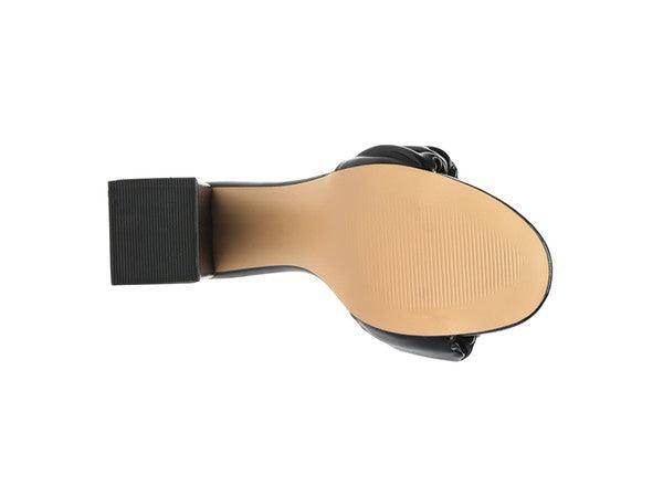 Black heeled sandals by Rag Company, perfect stylish vacation sandals for summer outings