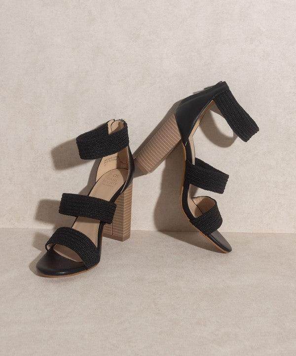 Oasis Society stylish vacation sandals with block heels and adjustable straps for comfort and style