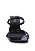Rag Company stylish vacation sandals in black with braided straps for a chic summer look