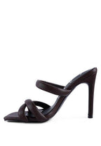 Rag Company stylish vacation sandals with elegant cross straps and sleek high heels
