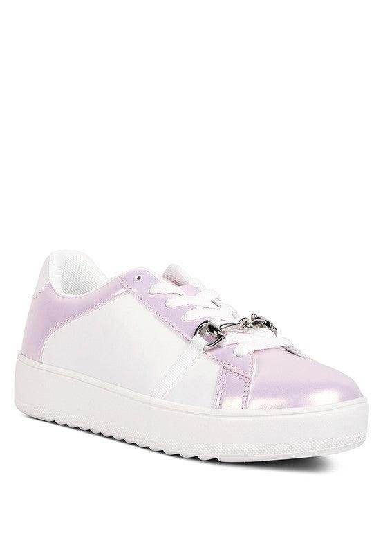 Rag Company stylish vacation sneakers in purple and white with trendy design for comfortable travel