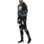 Men's 2PC Track Set by WEIV featuring a stylish vacation sweat suit with graphic designs and a comfortable fit
