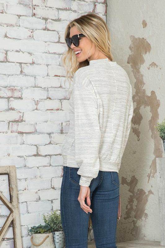Andante USA Women's Stylish Vacation Tops for Women with a relaxed fit and long sleeves