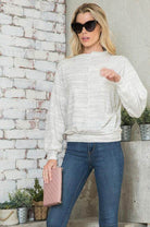 Andante USA Comfortable Women's Shirt in Light Gray, perfect for stylish vacation tops for women