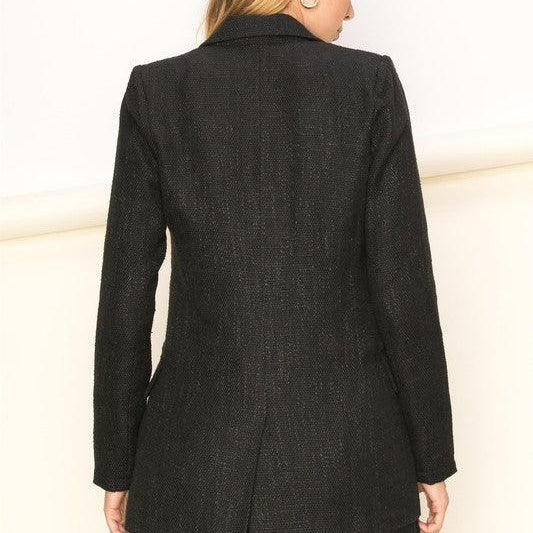 Women's Coats & Jackets Sugarplum Long-Sleeve Double-Breasted Blazer