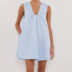 Women's light blue dress for the summer, lightweight and airy