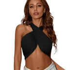 VacationGrabs Top Bandeau Push Up de Verano en Blanco