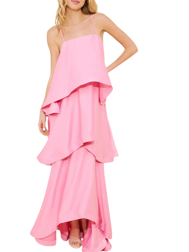 Elegant Pink Dress for the Summer Getaway