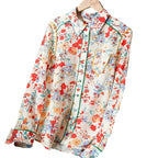 Women's floral summer top for women, lightweight material, casual wear