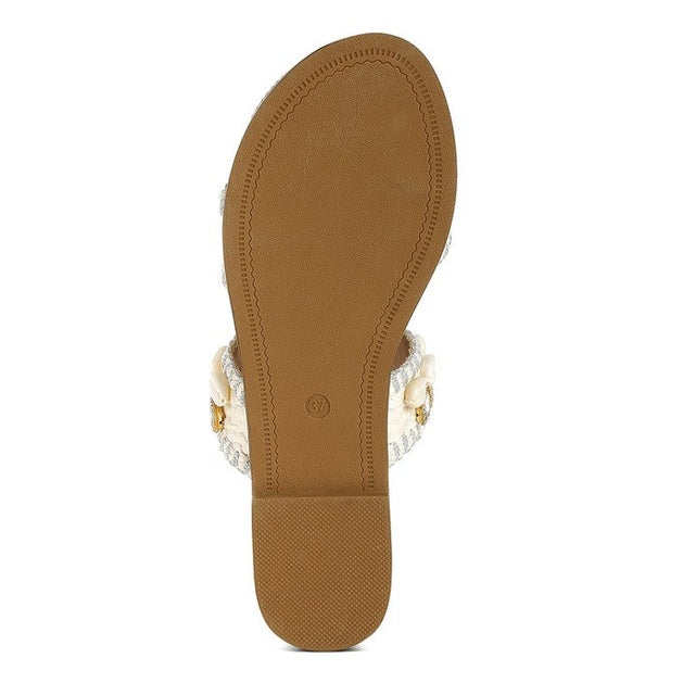Rag Company women's summer vacation sandals with stylish braided design and comfortable sole