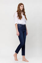 Women's Jeans Super High Rise Stretch Slim Straight