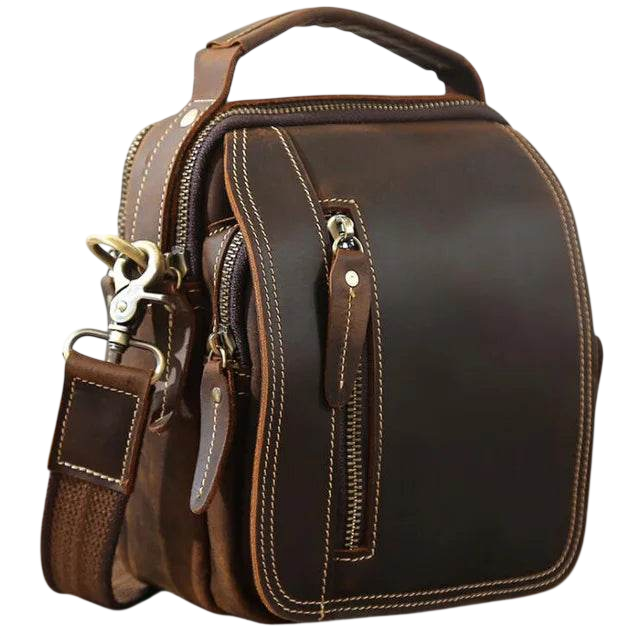 Super Quality Men’s Mini Shoulder Bag Genuine Leather Phone