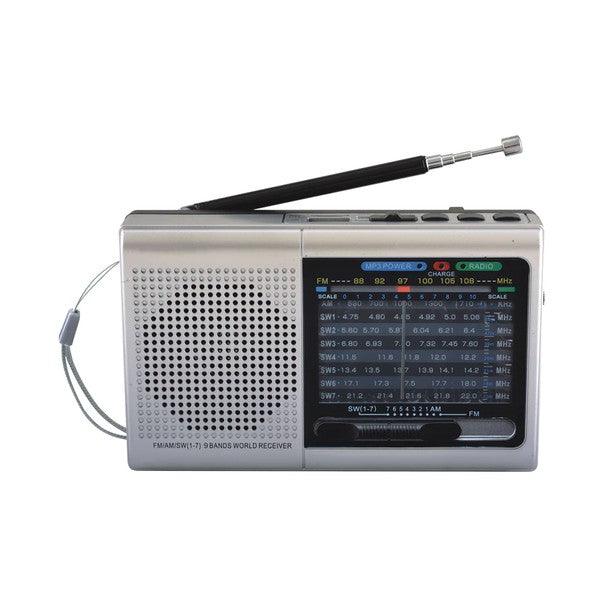 Travel Essentials - Toiletries Supersonic 9 Band Radio With Bluetooth