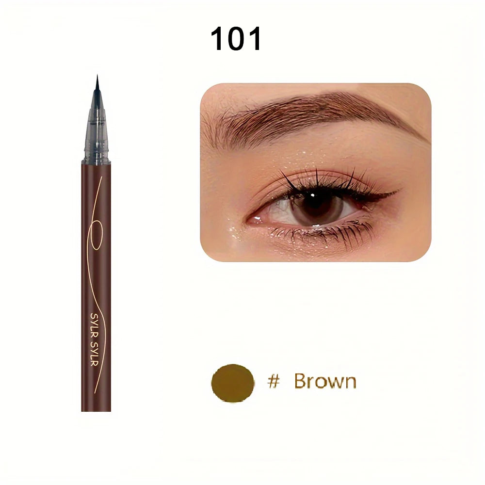 Ultra-fine eyebrow pencil waterproof in brown for precise eyebrow shaping