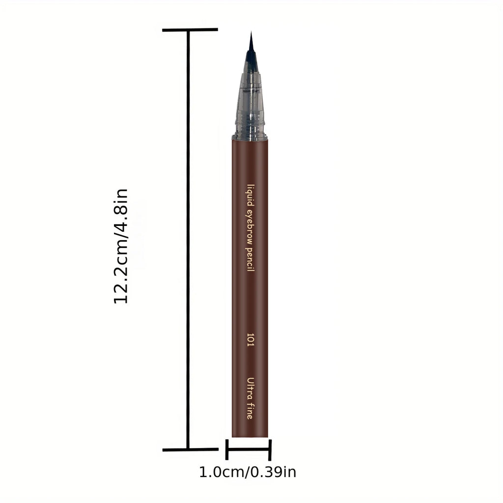 ultra-fine eyebrow pencil waterproof in dark brown for precise application