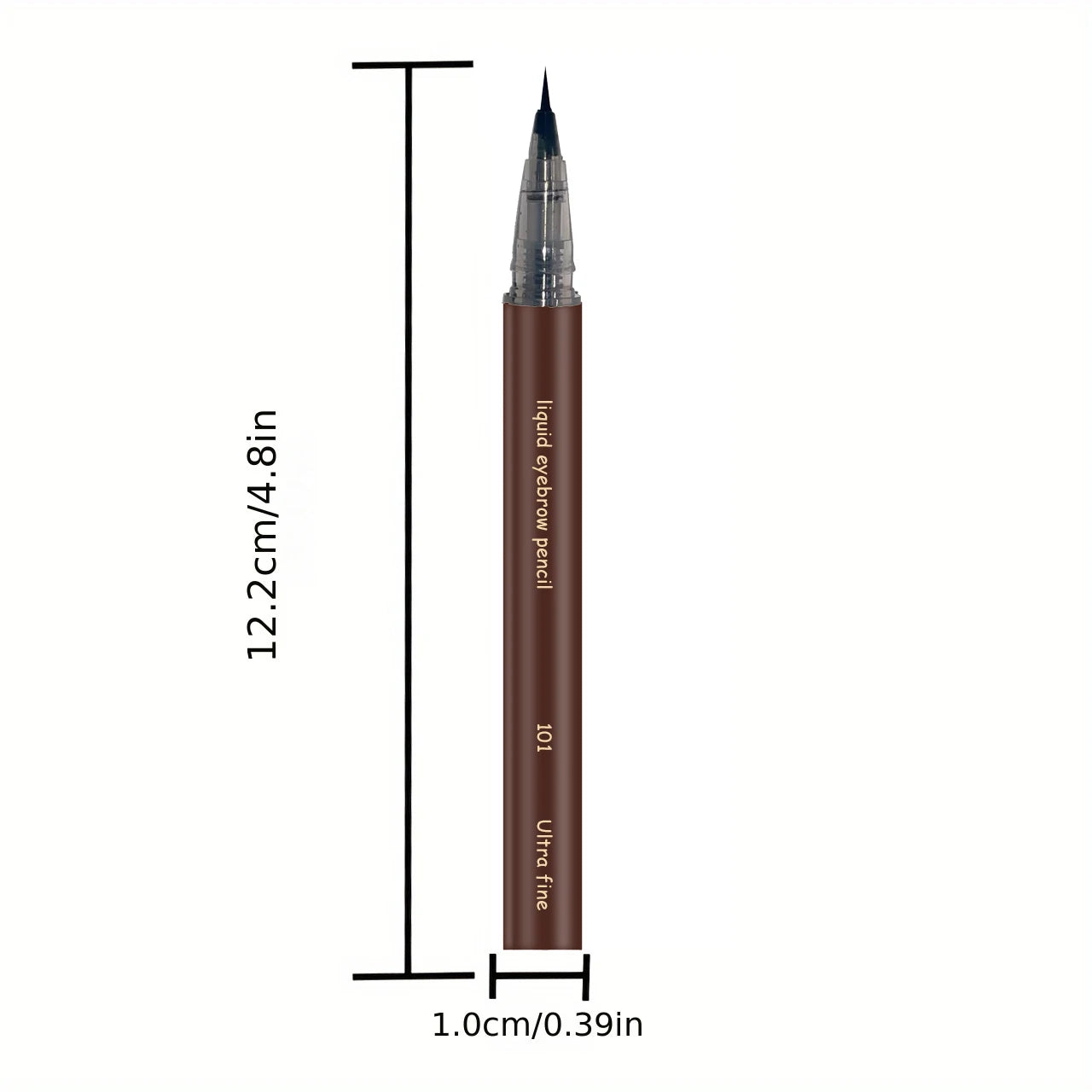 ultra-fine eyebrow pencil waterproof in dark brown for precise application