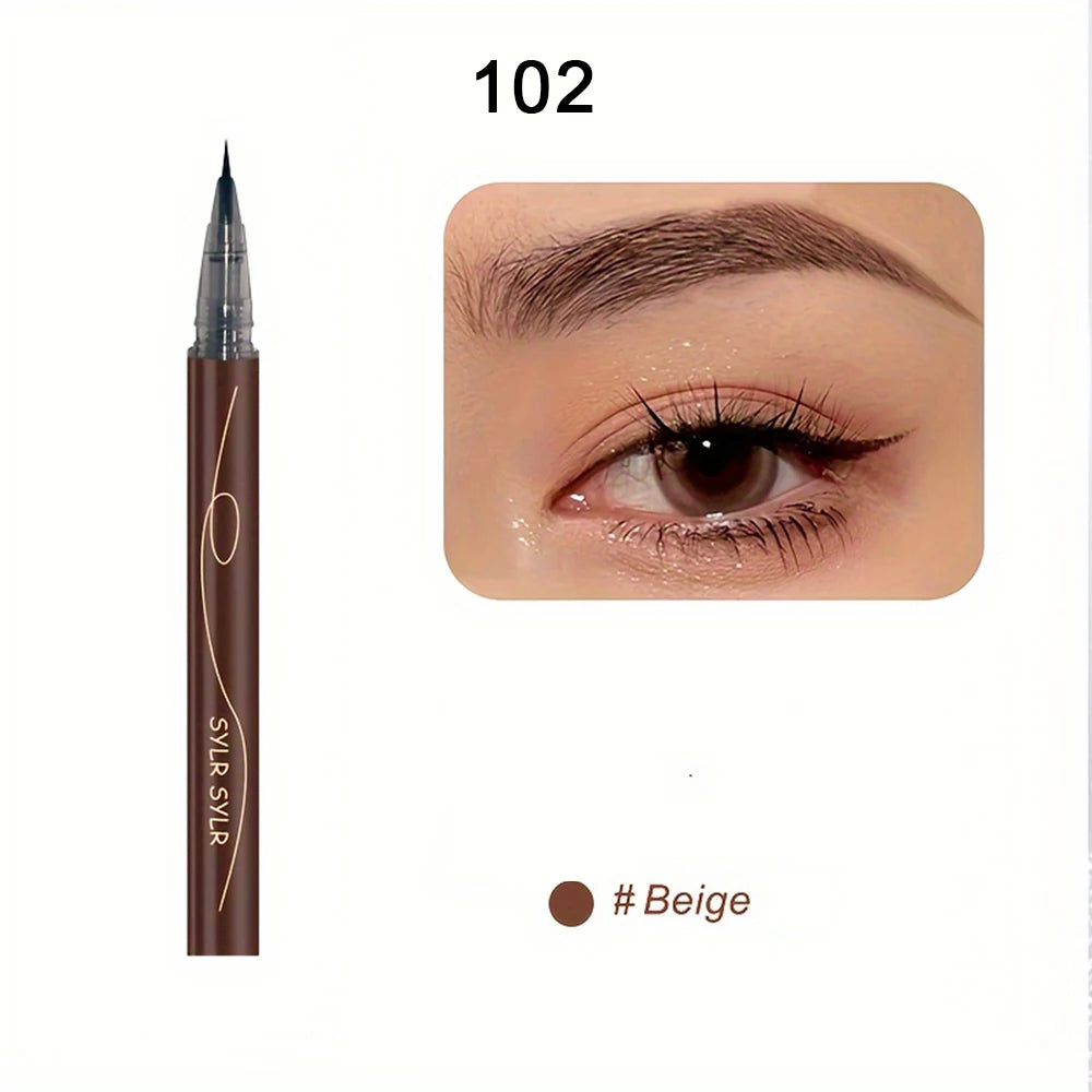 Beige ultra-fine eyebrow pencil waterproof for precise application