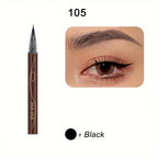 Ultra-fine eyebrow pencil waterproof in black for precise brow definition