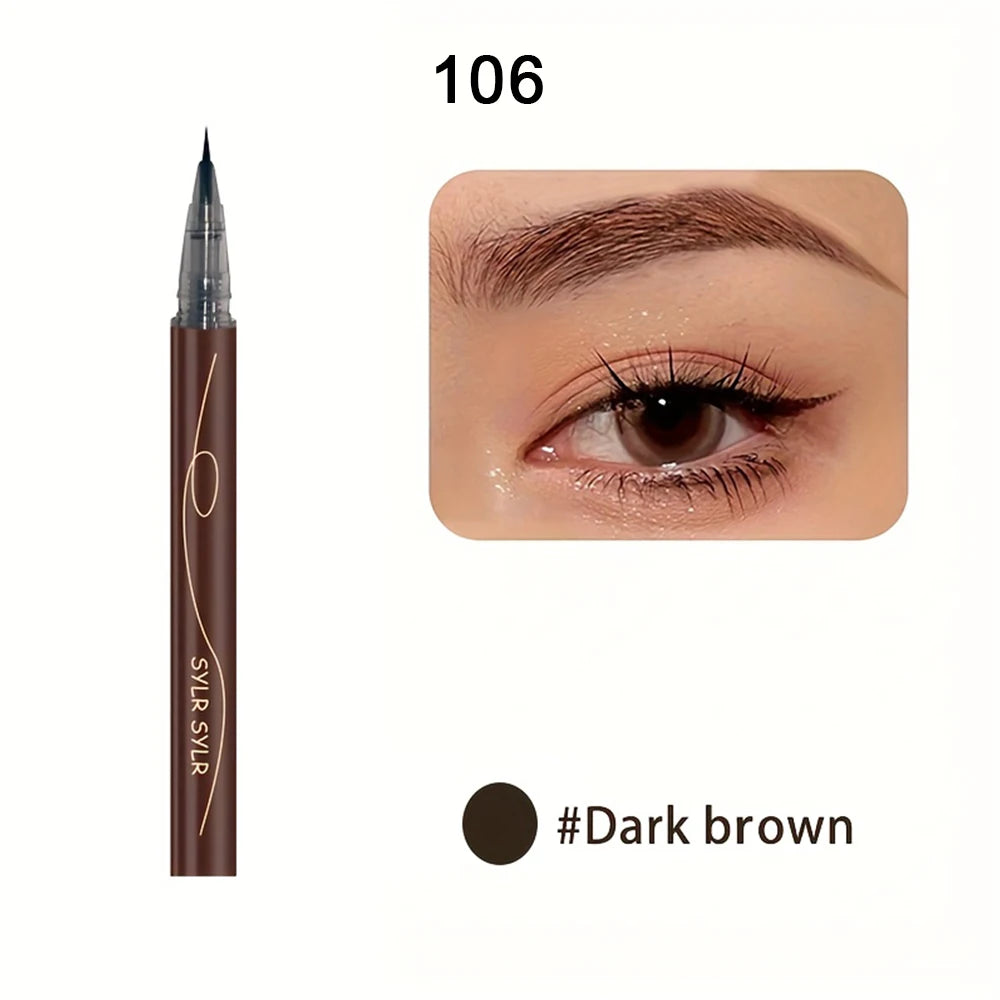 Dark brown ultra-fine eyebrow pencil waterproof for precise shaping