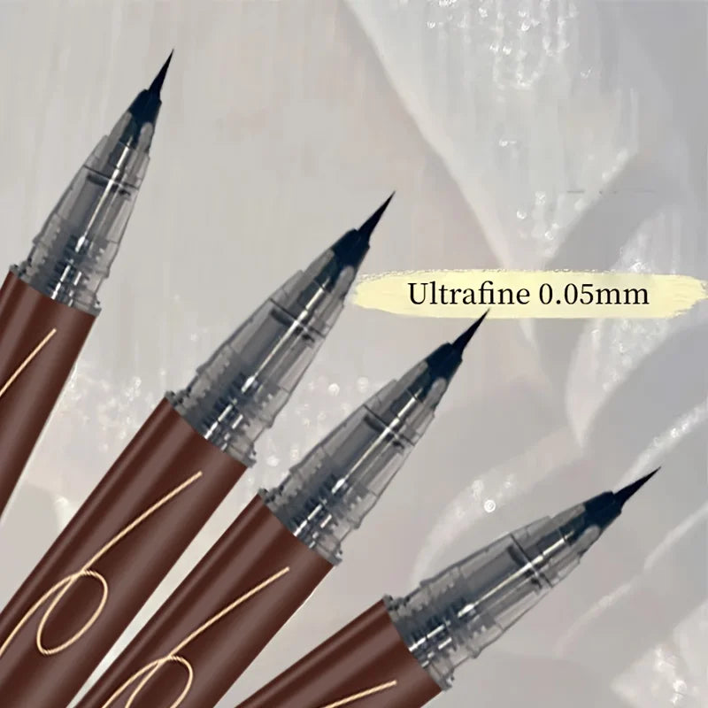 Ultra-fine eyebrow pencil waterproof, precise 0.05mm tip for flawless brows