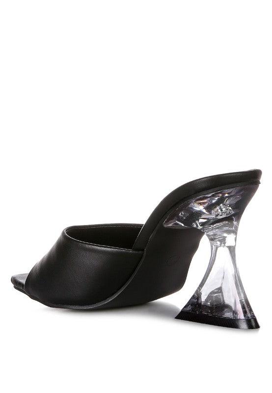 Women's Shoes - Heels Sweet16 Clear Spool Heeled Sandal