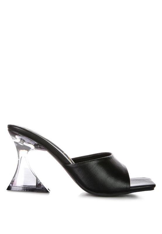 Women's Shoes - Heels Sweet16 Clear Spool Heeled Sandal