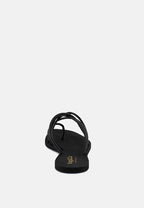 Sweetin Strappy Flat Slip On Sandals