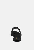 Sweetin Strappy Flat Slip On Sandals