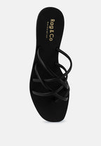 Sweetin Strappy Flat Slip On Sandals