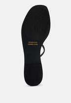 Sweetin Strappy Flat Slip On Sandals