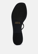 Sweetin Strappy Flat Slip On Sandals