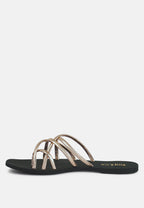Sweetin Strappy Flat Slip On Sandals
