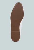 Mocassins Talula en similicuir ornés du mors de cheval