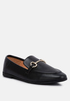 Mocassins Talula en similicuir ornés du mors de cheval