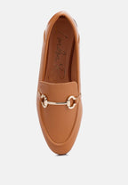 Mocassins Talula en similicuir ornés du mors de cheval